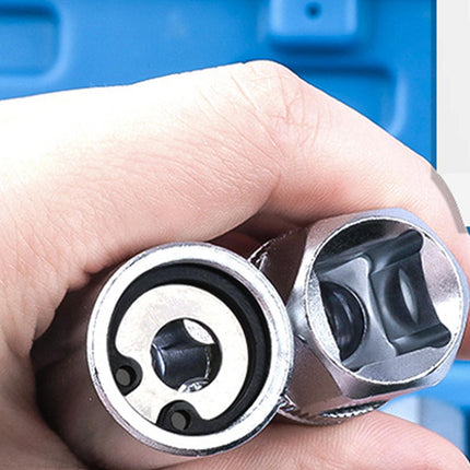 4Pcs Damaged Screws Extraction Socket Kit Storage Box 21.6x9x5cm Nut Remover