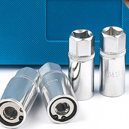 4Pcs Damaged Screws Extraction Socket Kit Storage Box 21.6x9x5cm Nut Remover
