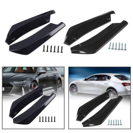 2Pcs Canard Protector Repair Cars Rear Bumper Lip Splitter Diffuser Spoilers