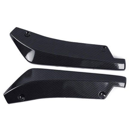 2Pcs Canard Protector Repair Cars Rear Bumper Lip Splitter Diffuser Spoilers
