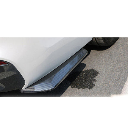 2Pcs Canard Protector Repair Cars Rear Bumper Lip Splitter Diffuser Spoilers