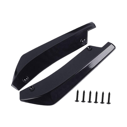 2Pcs Canard Protector Repair Cars Rear Bumper Lip Splitter Diffuser Spoilers