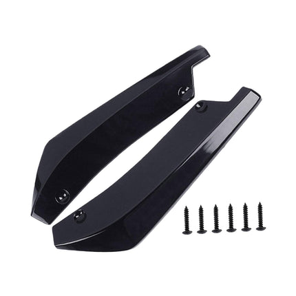2Pcs Canard Protector Repair Cars Rear Bumper Lip Splitter Diffuser Spoilers