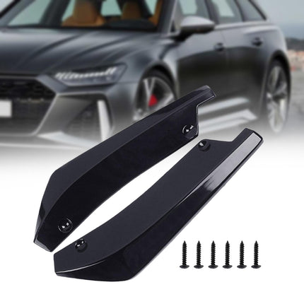 2Pcs Canard Protector Repair Cars Rear Bumper Lip Splitter Diffuser Spoilers