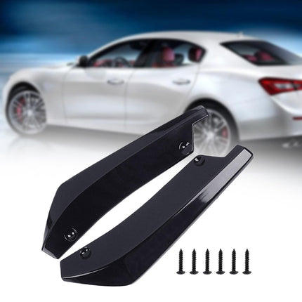 2Pcs Canard Protector Repair Cars Rear Bumper Lip Splitter Diffuser Spoilers