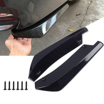2Pcs Canard Protector Repair Cars Rear Bumper Lip Splitter Diffuser Spoilers