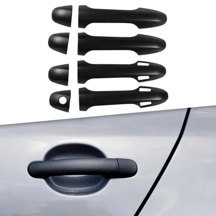 4Pcs Exterior Door Handle Cover Black Door Handle Protectors for Tacoma