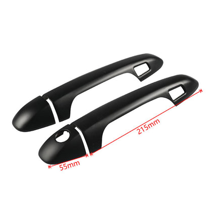 4Pcs Exterior Door Handle Cover Black Door Handle Protectors for Tacoma