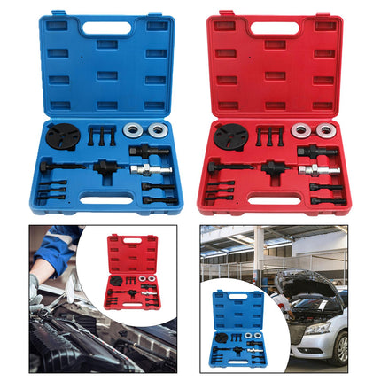 Air Compressor Clutch Rebuild Removal Tool Set Portable for Car Blue