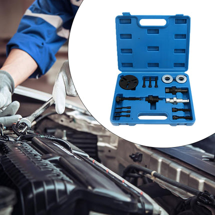 Air Compressor Clutch Rebuild Removal Tool Set Portable for Car Blue