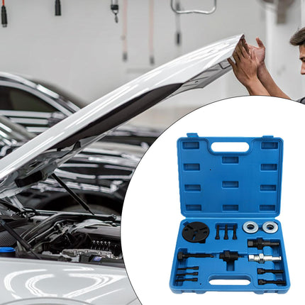 Air Compressor Clutch Rebuild Removal Tool Set Portable for Car Blue