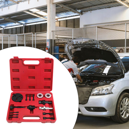 Air Compressor Clutch Rebuild Removal Tool Set Portable for Car Red