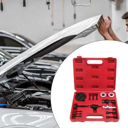 Air Compressor Clutch Rebuild Removal Tool Set Portable for Car Red