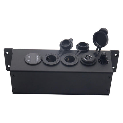 12V USB Power Outlet Car Charger Outlet Socket Panel for Yacht RV Truck