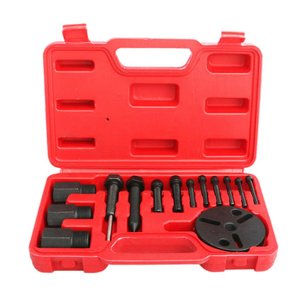 14Pcs AC Compressor Clutch Remover Set Multipurpose Professional Repair Tool