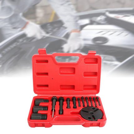 14Pcs AC Compressor Clutch Remover Set Multipurpose Professional Repair Tool