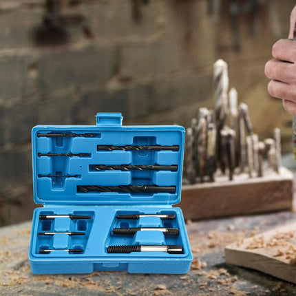 12 Pieces Broken Screws Extractor Kit Removing Hand Tool for Industrial