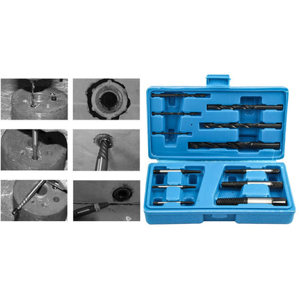 12 Pieces Broken Screws Extractor Kit Removing Hand Tool for Industrial