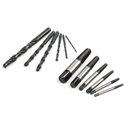 12 Pieces Broken Screws Extractor Kit Removing Hand Tool for Industrial