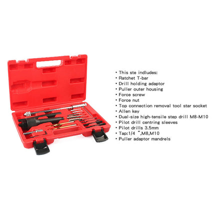 16Pcs Generic Glow Plug Removal Remover Tool Kit Accessories with Carry Case