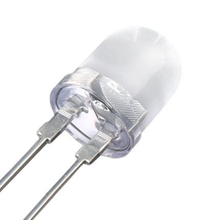 100 Pieces Emitting Diode Lamp Beads Round Head Straight Plug LED Lamp Beads Blue