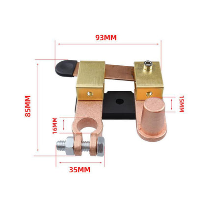 4Pcs Isolator Power Cut Off Blade Master Switch RV Battery Disconnect Switch
