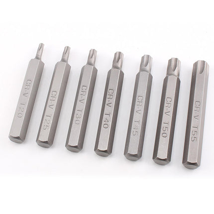 40Pcs 1/2'' 3/8'' Hex Torx Spline Socket Socket Set Portable for Repair Shops Argent