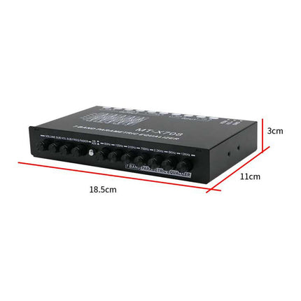 7 Band Equalizer DSP Chip CD AUX Inputs Subwoofer Output Crossover Amplifier