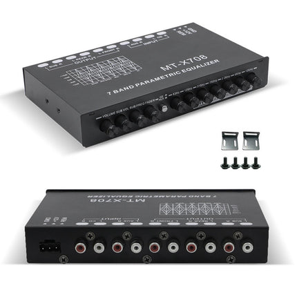 7 Band Equalizer DSP Chip CD AUX Inputs Subwoofer Output Crossover Amplifier