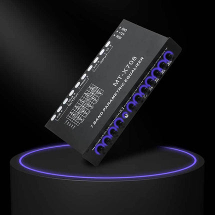7 Band Equalizer DSP Chip CD AUX Inputs Subwoofer Output Crossover Amplifier