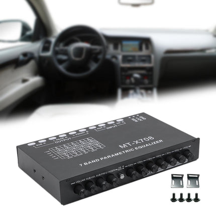 7 Band Equalizer DSP Chip CD AUX Inputs Subwoofer Output Crossover Amplifier