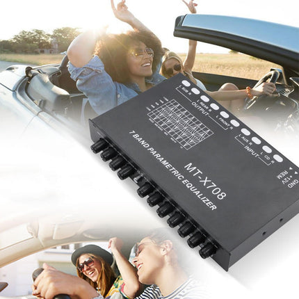 7 Band Equalizer DSP Chip CD AUX Inputs Subwoofer Output Crossover Amplifier