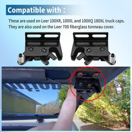 2Pcs Truck Cap Rotary Latch Catch 83515 Driver Side for Leer Truck Caps