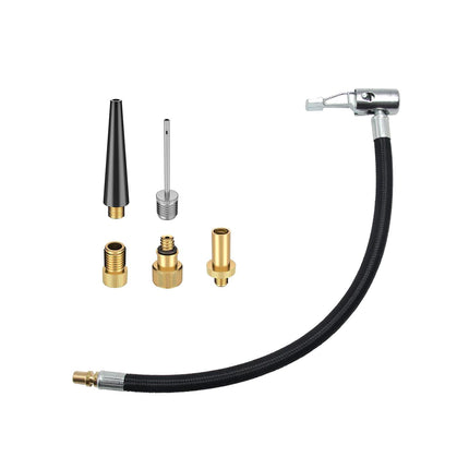 Crofta Air Pump Inflator Extension Hose Air Pump Hose Car Tire Valve Extension Tube