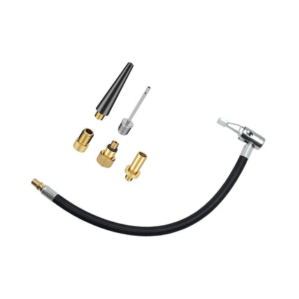 Crofta Air Pump Inflator Extension Hose Air Pump Hose Car Tire Valve Extension Tube