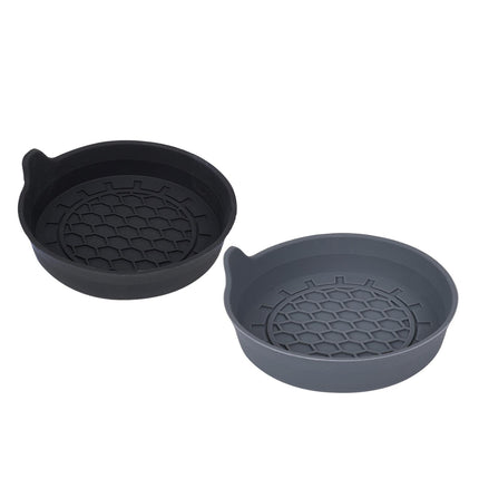 2 Pieces Generic Car Cup Holder Coasters Universal Auto Interior Accessories Black