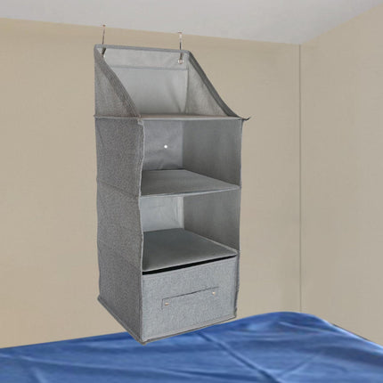 4 Shelf Drawer Organizer Hanging Closet Organizer for Sweater Underwear Bras