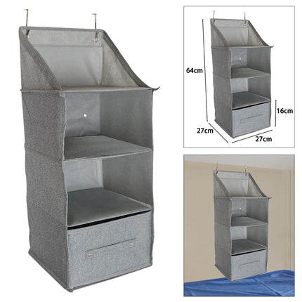 4 Shelf Drawer Organizer Hanging Closet Organizer for Sweater Underwear Bras