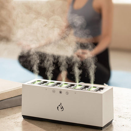 Air Humidifier Dynamic with Colorful Light for Indoor NightStand Living Room