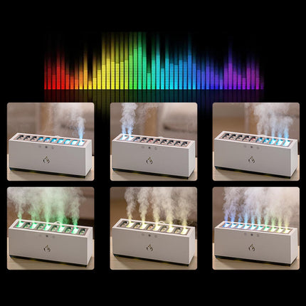 Air Humidifier Dynamic with Colorful Light for Indoor NightStand Living Room