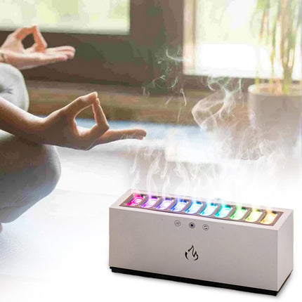 Air Humidifier Dynamic with Colorful Light for Indoor NightStand Living Room