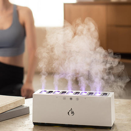 Air Humidifier Dynamic with Colorful Light for Indoor NightStand Living Room