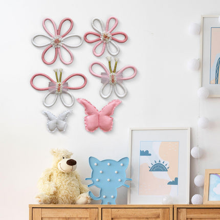 6x Boho Nursery Decor Macrame Wall Hanging Home Butterfly Daisy Flower Woven