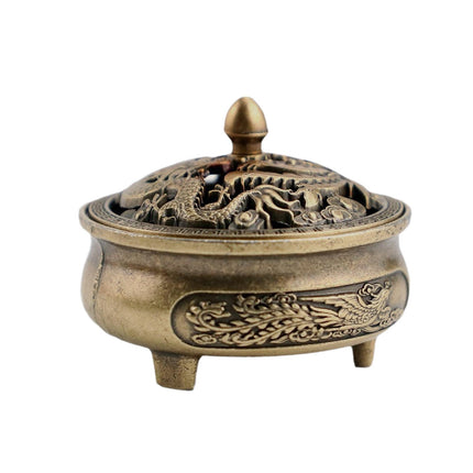 2 Pieces Chinese Mini Incense Burner Pot Incense Holder for Yoga Room Sturdy