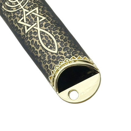 4.1inch Jewish Mezuzah Case Cover Door Ornament for Welcoming and Protection Black