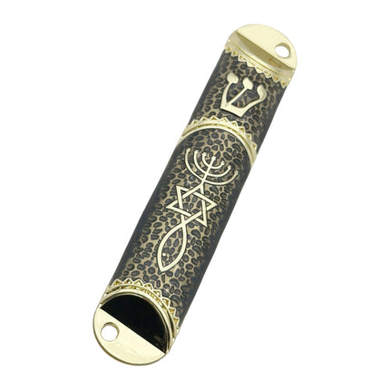 4.1inch Jewish Mezuzah Case Cover Door Ornament for Welcoming and Protection Black