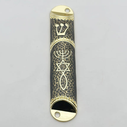 4.1inch Jewish Mezuzah Case Cover Door Ornament for Welcoming and Protection Black