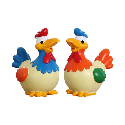 Chicken Money Bank Storage Cute Colorful Desktop Ornament Chicken Piggy Bank Blue