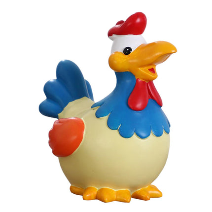 Chicken Money Bank Storage Cute Colorful Desktop Ornament Chicken Piggy Bank Blue