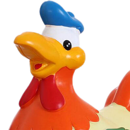 Chicken Money Bank Storage Cute Colorful Desktop Ornament Chicken Piggy Bank Red